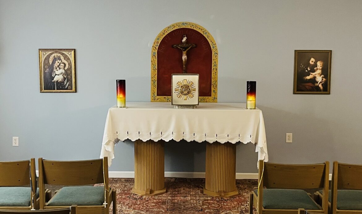 Holy Family Perpetual Adoration Chapel, accessible daily from 6 am to 8 pm