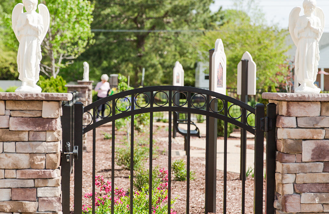 Outdoor Stations of the Cross entrance