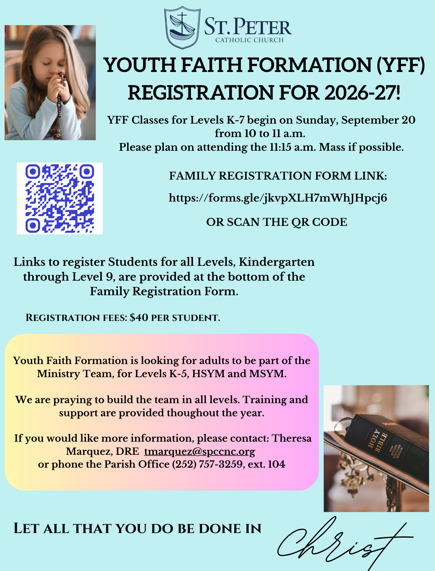 registration off